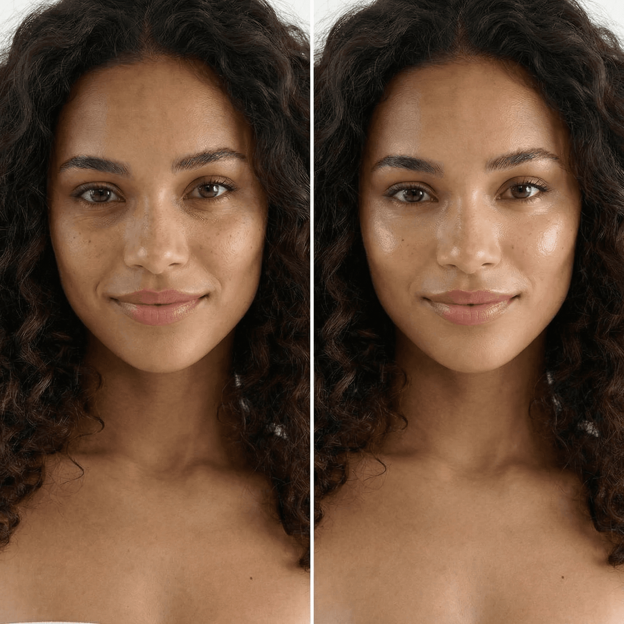 elluma under-eye mask before and after